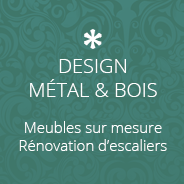 Design métal et bois décoratrice décorateur Rouen 76